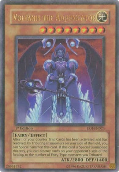 Voltanis the Adjudicator Enemy of Justice Yu-Gi-Oh! card