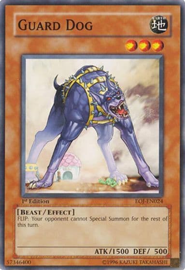Guard Dog Enemy of Justice Yu-Gi-Oh! card