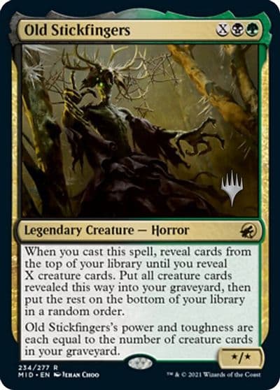 Old Stickfingers Promo Pack: Innistrad: Midnight Hunt Magic card