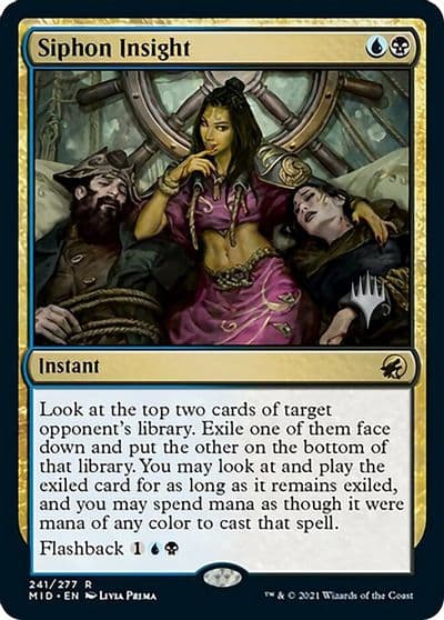 Siphon Insight Promo Pack: Innistrad: Midnight Hunt Magic card