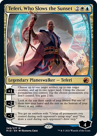 Teferi Who Slows the Sunset Promo Pack: Innistrad: Midnight Hunt Magic card