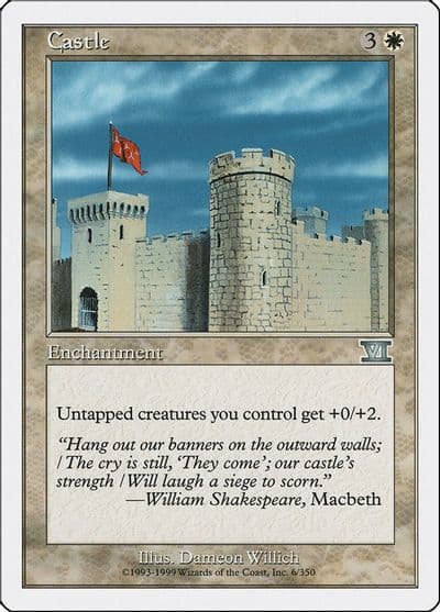 Castle Classic Sixth Edition Magic card