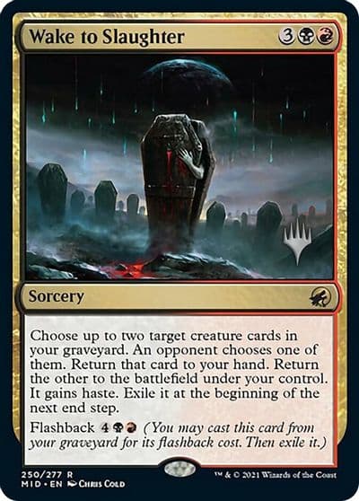 Wake to Slaughter Promo Pack: Innistrad: Midnight Hunt Magic card