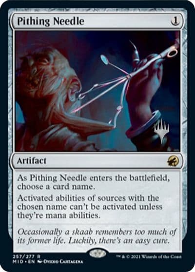 Pithing Needle Promo Pack: Innistrad: Midnight Hunt Magic card