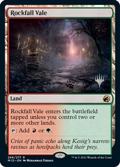 Rockfall Vale Promo Pack: Innistrad: Midnight Hunt Magic card