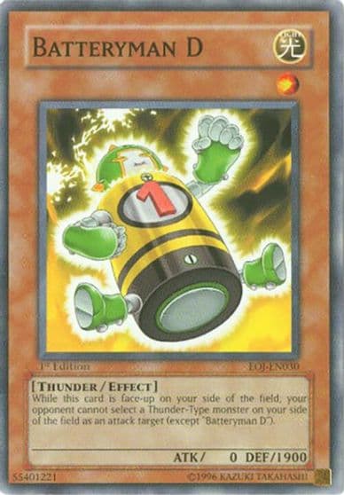 Batteryman D Enemy of Justice Yu-Gi-Oh! card