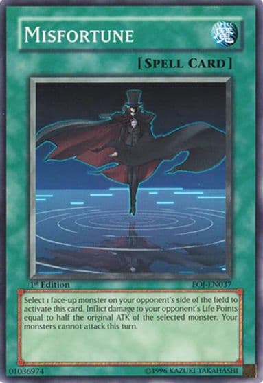 Misfortune Enemy of Justice Yu-Gi-Oh! card