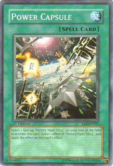 Power Capsule Enemy of Justice Yu-Gi-Oh! card