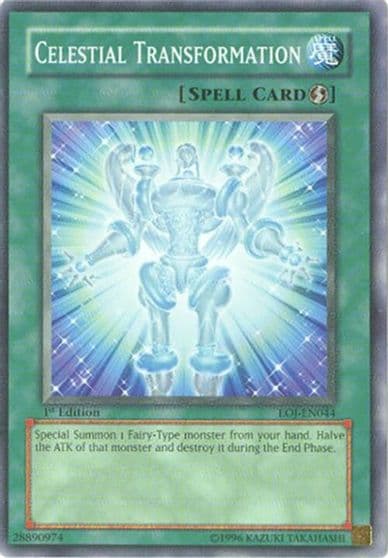 Celestial Transformation Enemy of Justice Yu-Gi-Oh! card