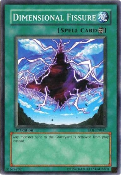 Dimensional Fissure Enemy of Justice Yu-Gi-Oh! card