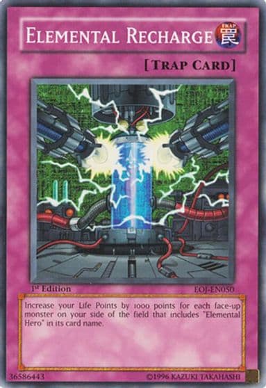 Elemental Recharge Enemy of Justice Yu-Gi-Oh! card