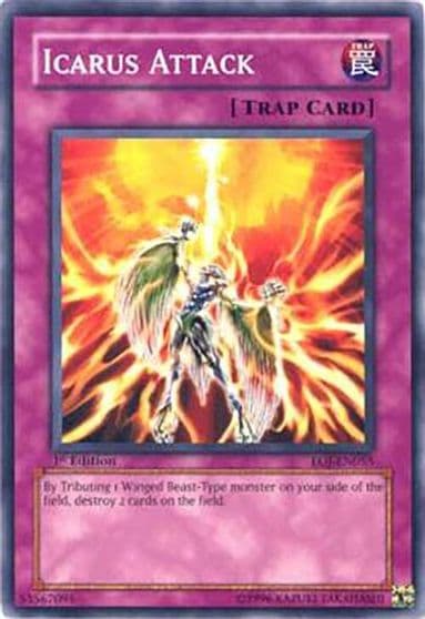 Icarus Attack Enemy of Justice Yu-Gi-Oh! card