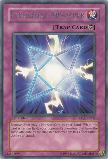 Elemental Absorber Enemy of Justice Yu-Gi-Oh! card