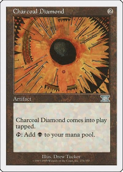 Charcoal Diamond Classic Sixth Edition Magic card