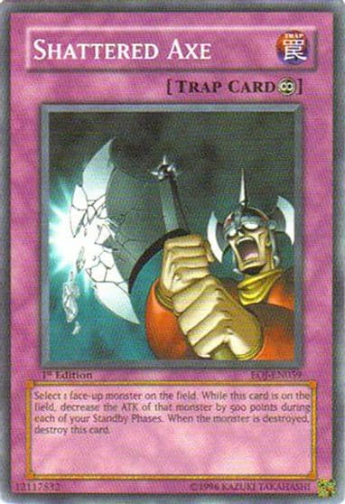 Shattered Axe Enemy of Justice Yu-Gi-Oh! card