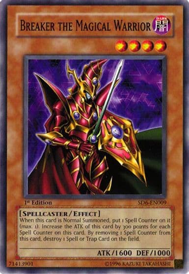 Breaker the Magical Warrior Structure Deck: Spellcaster's Judgment Yu-Gi-Oh! card