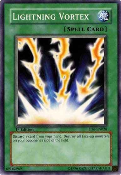 Lightning Vortex Structure Deck: Spellcaster's Judgment Yu-Gi-Oh! card