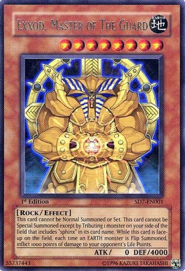 Exxod Master of the Guard Structure Deck: Invincible Fortress Yu-Gi-Oh! card