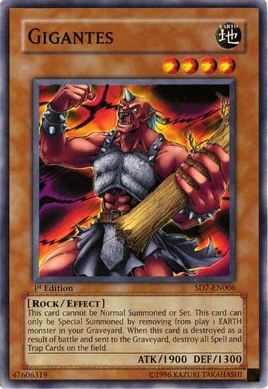 Gigantes Structure Deck: Invincible Fortress Yu-Gi-Oh! card