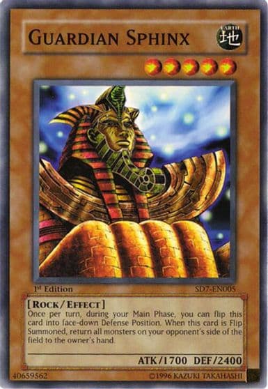 Guardian Sphinx Structure Deck: Invincible Fortress Yu-Gi-Oh! card