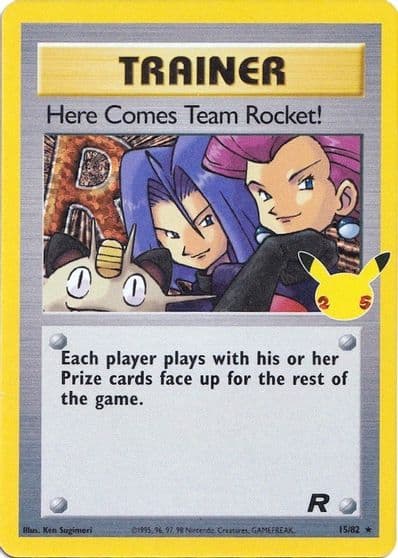 Here Comes Team Rocket! Celebrations: Classic Collection Pokemon card