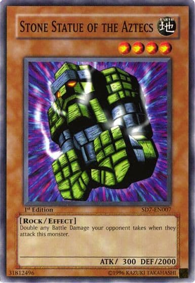 Stone Statue of the Aztecs Structure Deck: Invincible Fortress Yu-Gi-Oh! card