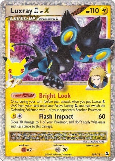 Luxray GL LV.X Celebrations: Classic Collection Pokemon card