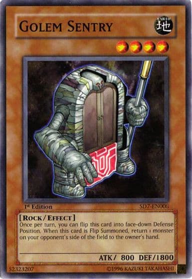 Golem Sentry Structure Deck: Invincible Fortress Yu-Gi-Oh! card