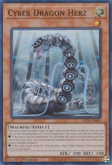 Cyber Dragon Herz Structure Deck: Cyber Strike Yu-Gi-Oh! card