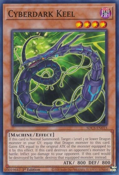 Cyberdark Keel Structure Deck: Cyber Strike Yu-Gi-Oh! card