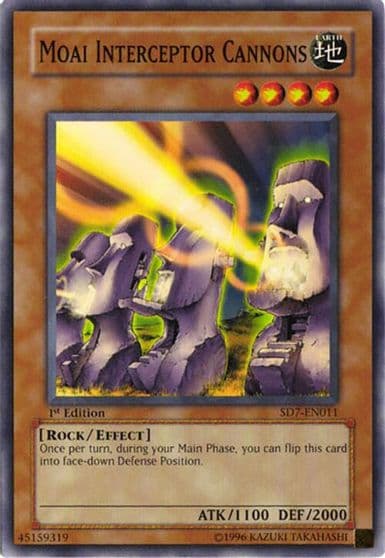 Moai Interceptor Cannons Structure Deck: Invincible Fortress Yu-Gi-Oh! card