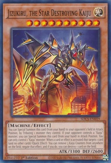 Jizukiru the Star Destroying Kaiju Structure Deck: Cyber Strike Yu-Gi-Oh! card