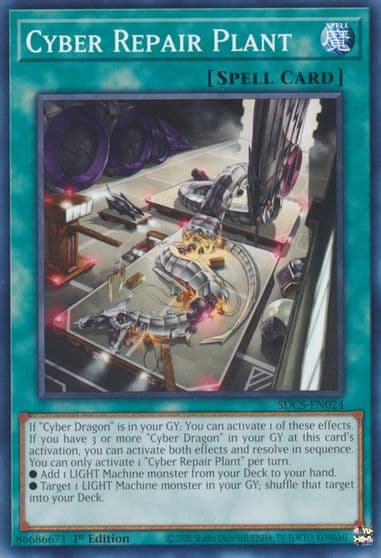 Cyber Repair Plant Structure Deck: Cyber Strike Yu-Gi-Oh! card