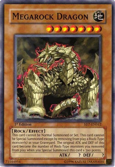 Megarock Dragon Structure Deck: Invincible Fortress Yu-Gi-Oh! card