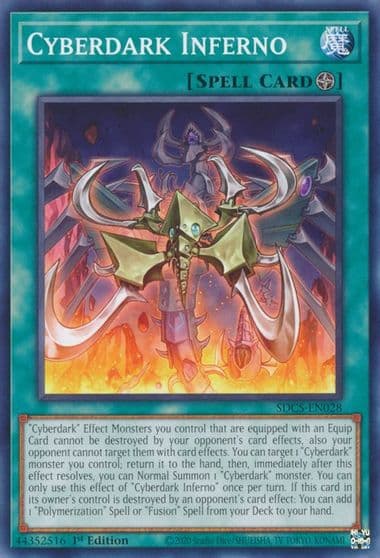 Cyberdark Inferno Structure Deck: Cyber Strike Yu-Gi-Oh! card