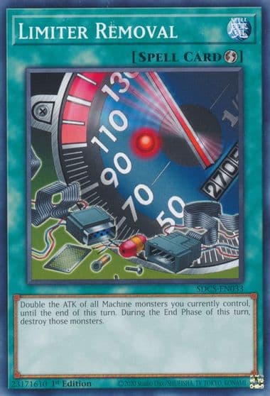 Limiter Removal Structure Deck: Cyber Strike Yu-Gi-Oh! card