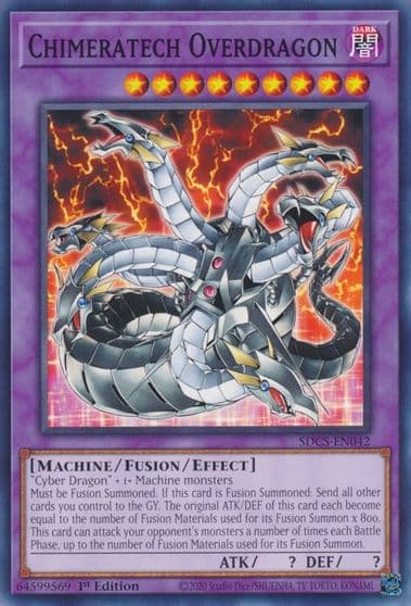 Chimeratech Overdragon Structure Deck: Cyber Strike Yu-Gi-Oh! card