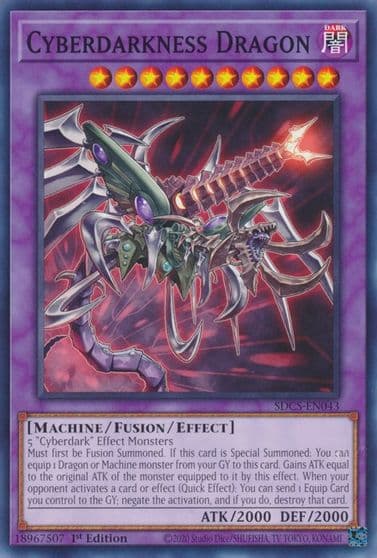 Cyberdarkness Dragon Structure Deck: Cyber Strike Yu-Gi-Oh! card