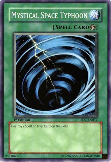Mystical Space Typhoon Structure Deck: Invincible Fortress Yu-Gi-Oh! card
