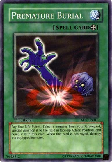Premature Burial Structure Deck: Invincible Fortress Yu-Gi-Oh! card