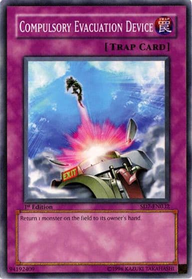 Compulsory Evacuation Device Structure Deck: Invincible Fortress Yu-Gi-Oh! card