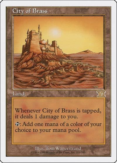 City of Brass Classic Sixth Edition Magic card