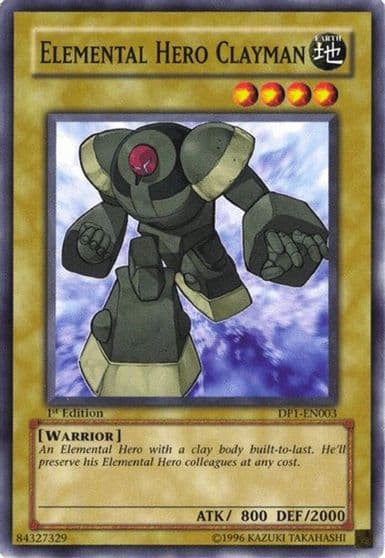 Elemental Hero Clayman Duelist Pack 1: Jaden Yuki Yu-Gi-Oh! card