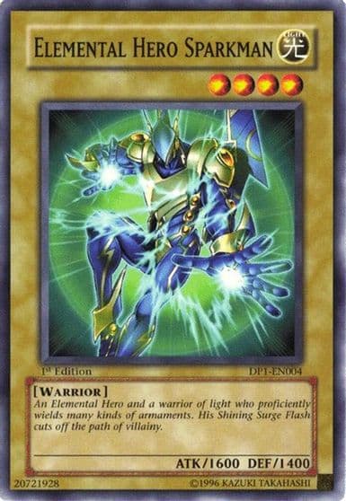 Elemental Hero Sparkman Duelist Pack 1: Jaden Yuki Yu-Gi-Oh! card
