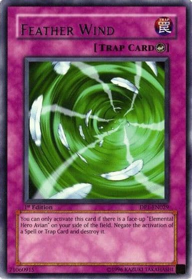 Feather Wind Duelist Pack 1: Jaden Yuki Yu-Gi-Oh! card