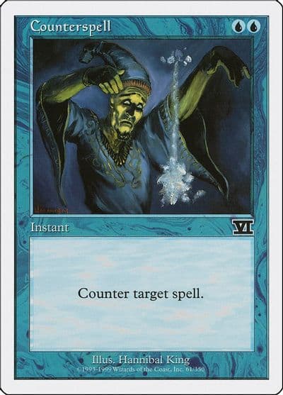 Counterspell Classic Sixth Edition Magic card