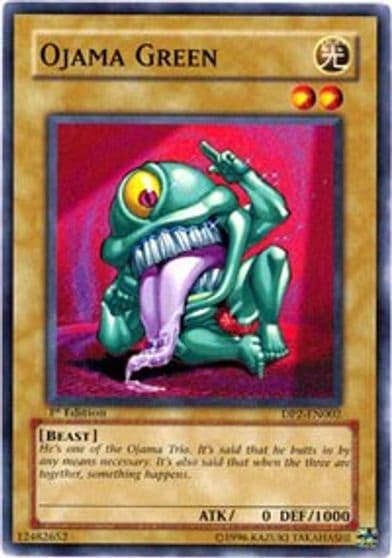 Ojama Green Duelist Pack 2: Chazz Princeton Yu-Gi-Oh! card