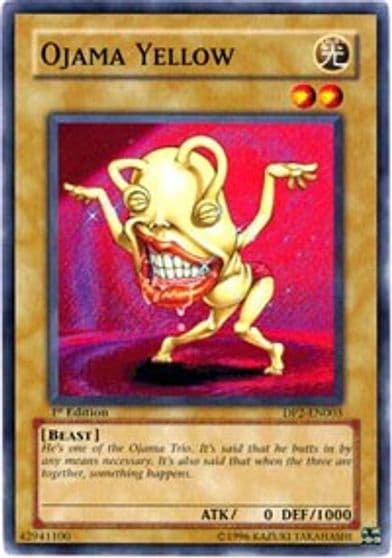 Ojama Yellow Duelist Pack 2: Chazz Princeton Yu-Gi-Oh! card