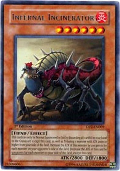 Infernal Incinerator Duelist Pack 2: Chazz Princeton Yu-Gi-Oh! card