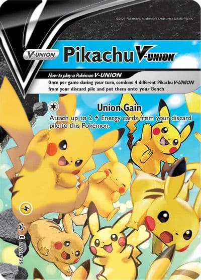 Pikachu V-Union - SWSH139 SWSH: Sword & Shield Promo Cards Pokemon card